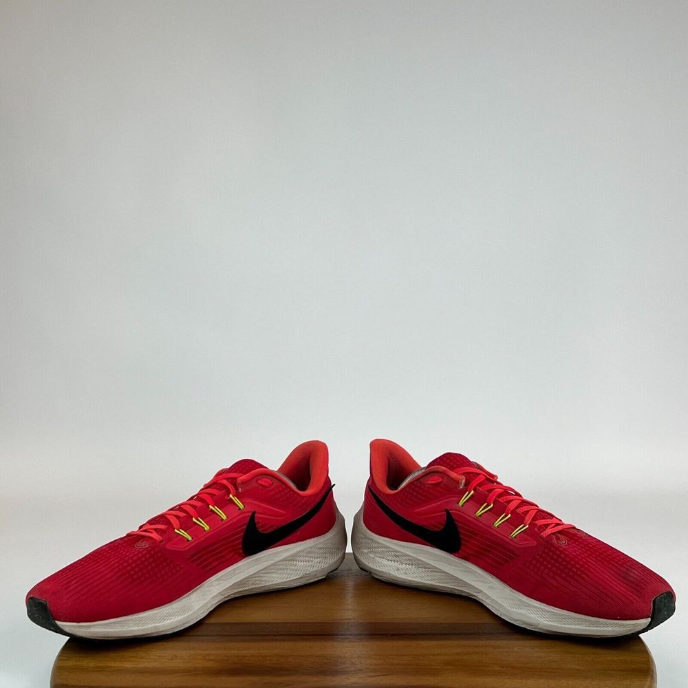 Mens Nike Air Zoom Pegasus 39 Red Athletic Running Sneakers‎ Shoes Size 12 M GUC - Picture 4 of 10